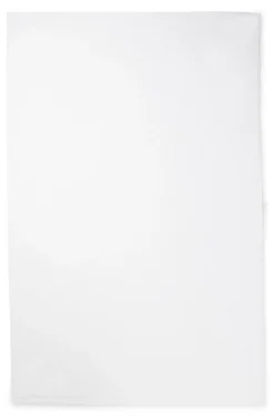 Cotton bath sheet with contrast embroidered logo
