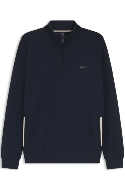 Cotton-blend jacket with metallic logo