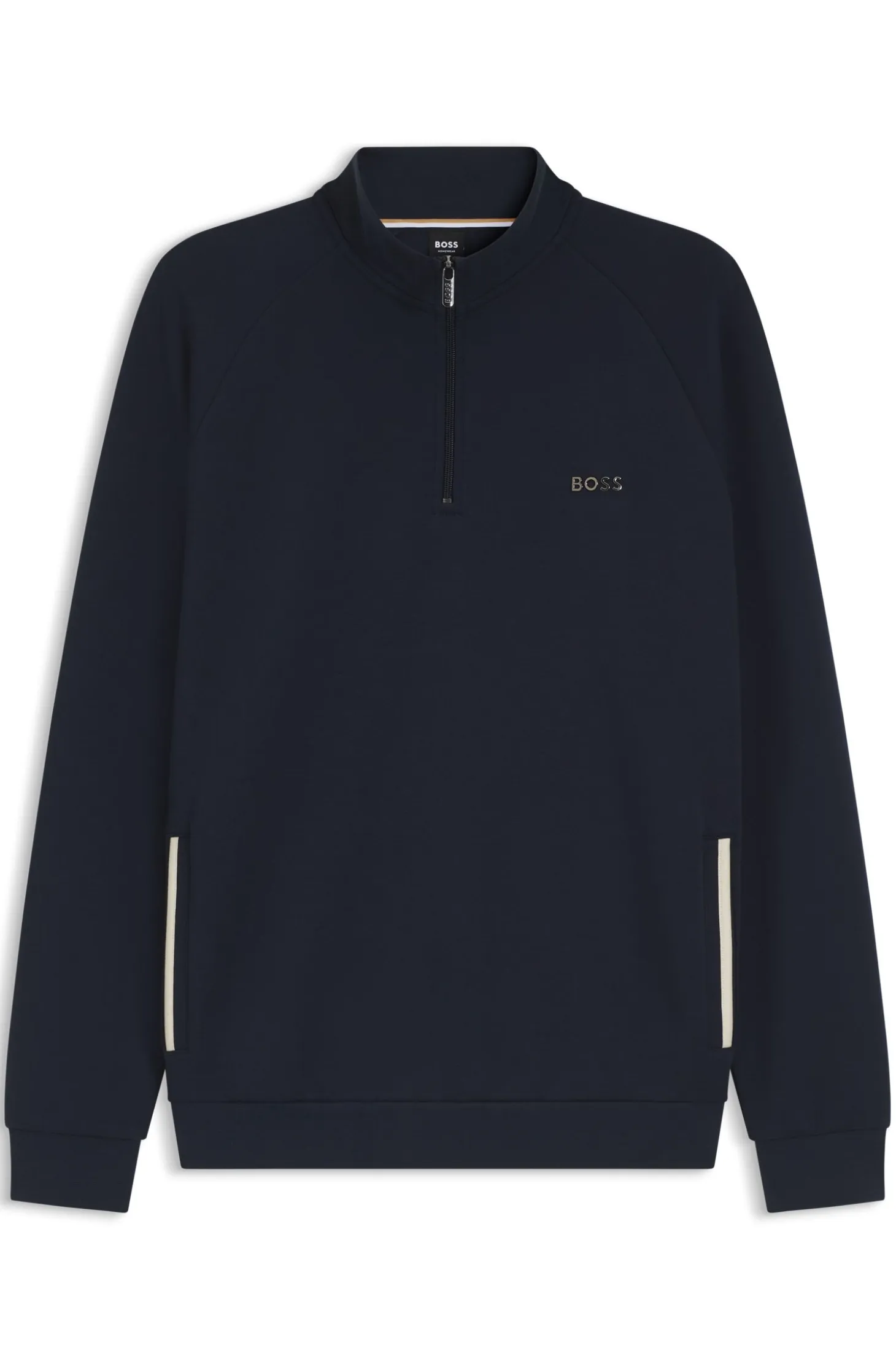 Cotton-blend jacket with metallic logo