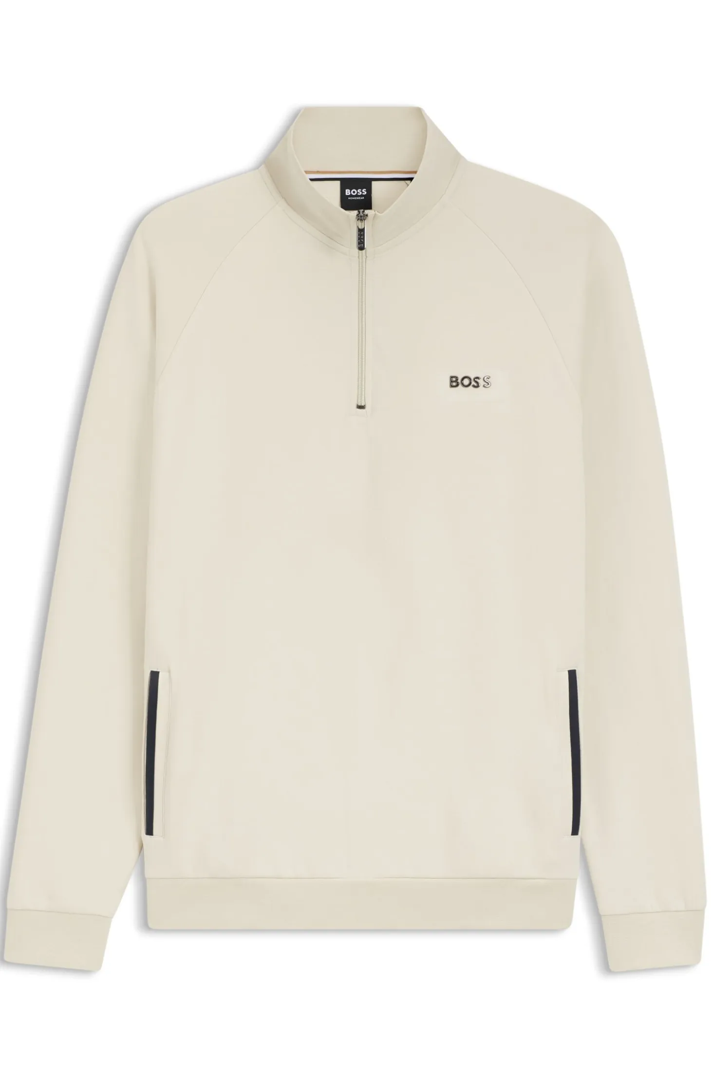 Cotton-blend jacket with metallic logo