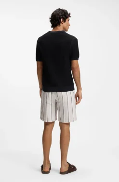 Cotton-blend knit T-shirt