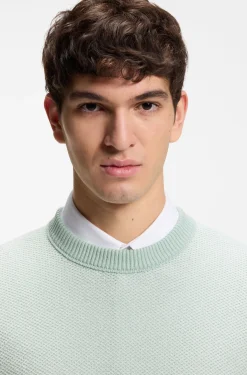 Cotton-blend knit T-shirt