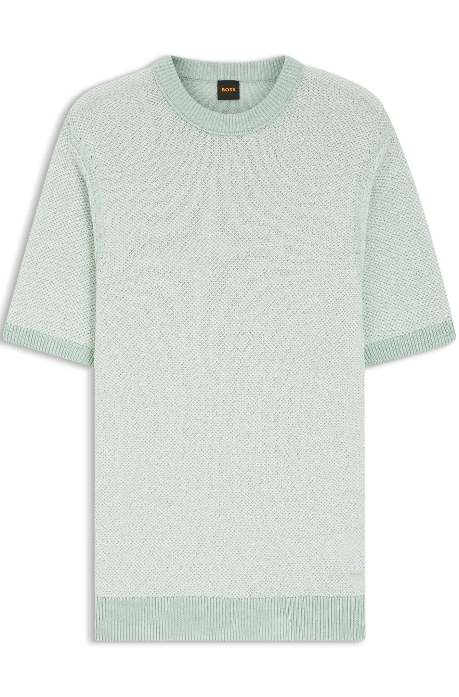 Cotton-blend knit T-shirt