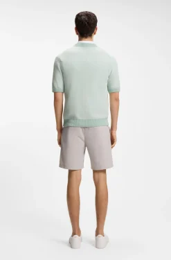 Cotton-blend knit T-shirt