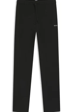 Cotton-blend pyjama bottoms with embroidered logo
