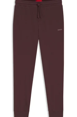 Cotton-blend pyjama bottoms with embroidered logo