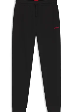 Cotton-blend pyjama bottoms with embroidered logo