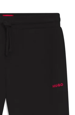 Cotton-blend pyjama bottoms with embroidered logo