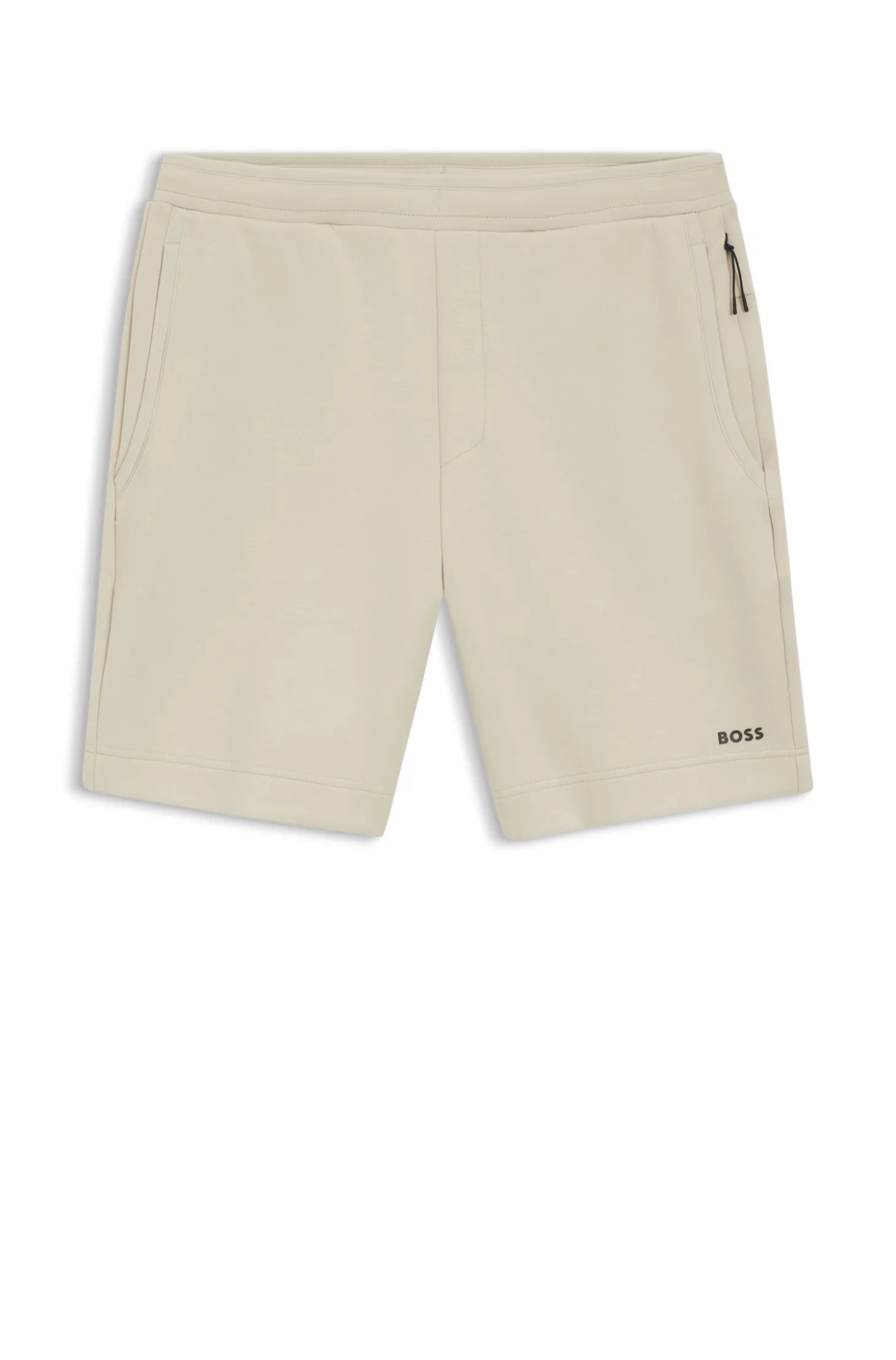 Cotton-blend shorts with reflective graphic