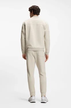 Cotton-blend sweatshirt with tennis-themed logo