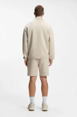 Cotton-blend sweatshirt with reflective graphic