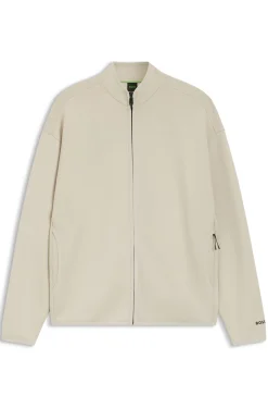 Cotton-blend sweatshirt with reflective graphic