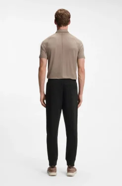 Cotton-blend tracksuit bottoms with embroidered logo