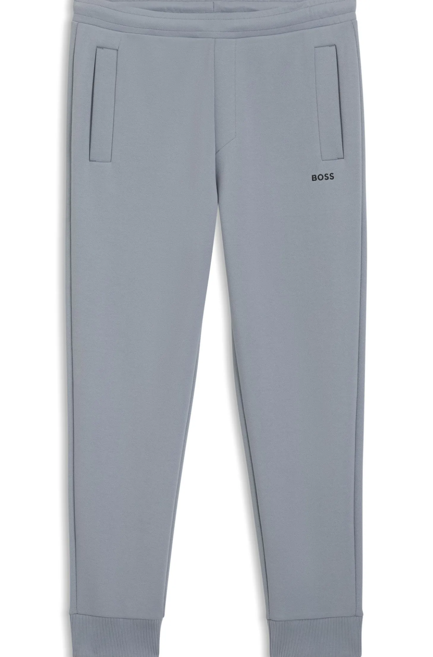Cotton-blend tracksuit bottoms with embroidered logo