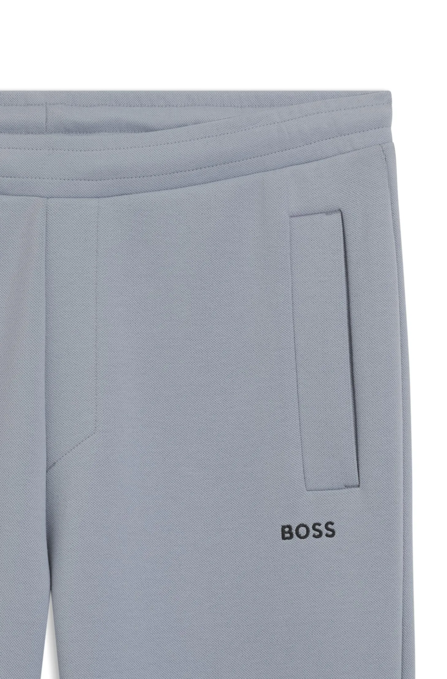 Cotton-blend tracksuit bottoms with embroidered logo