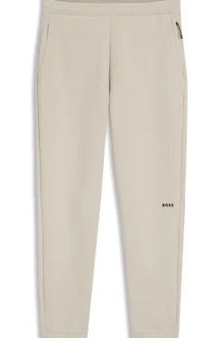 Cotton-blend tracksuit bottoms with reflective graphic