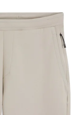 Cotton-blend tracksuit bottoms with reflective graphic