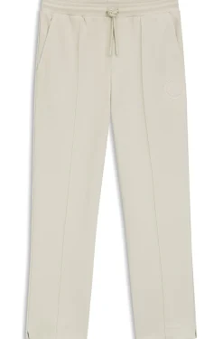 Cotton-blend tracksuit bottoms with tennis-themed logo