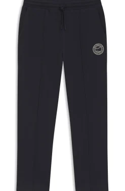 Cotton-blend tracksuit bottoms with tennis-themed logo