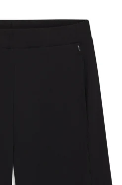 Cotton-blend tracksuit bottoms with lustrous piping