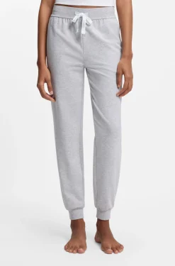 Cotton-blend tracksuit bottoms with logo details