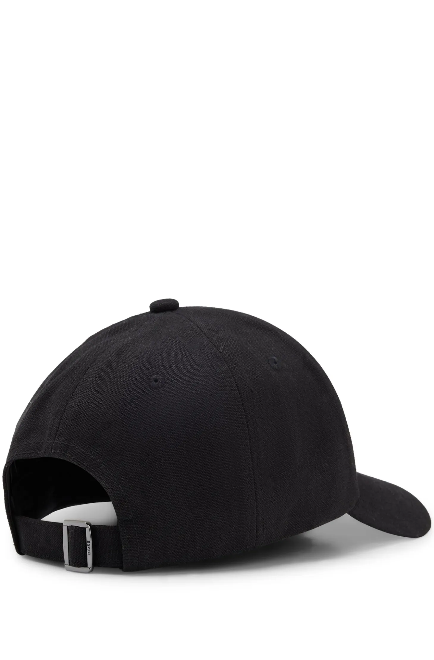 Cotton-canvas cap with Double B monogram badge