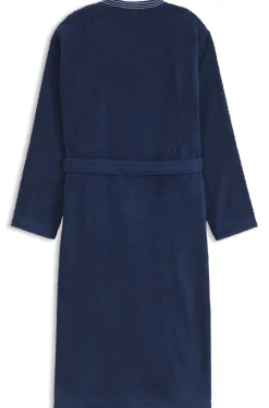 Cotton dressing gown with embroidered logo