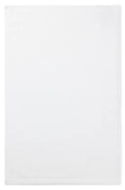 Cotton guest towel with contrast embroidered logo