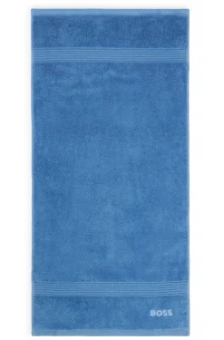 Cotton hand towel with embroidered logo