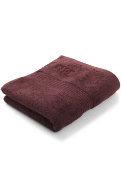 Cotton hand towel with embroidered logo