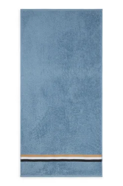 Cotton hand towel with signature stripe