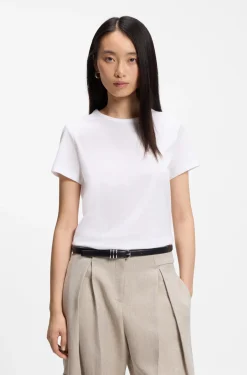 Cotton-jersey slim-fit T-shirt with Double B monogram