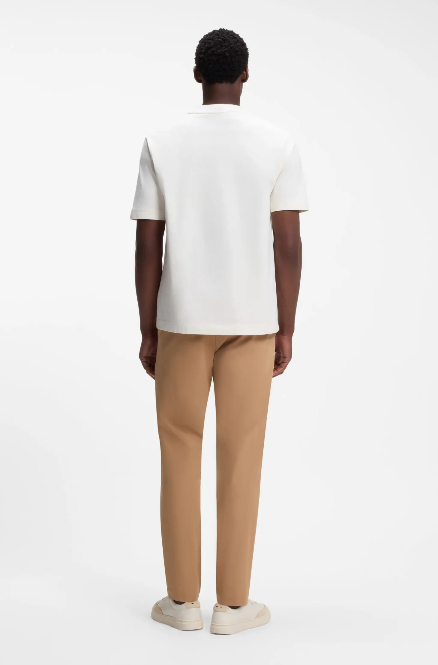 Cotton-jersey T-shirt in regular fit