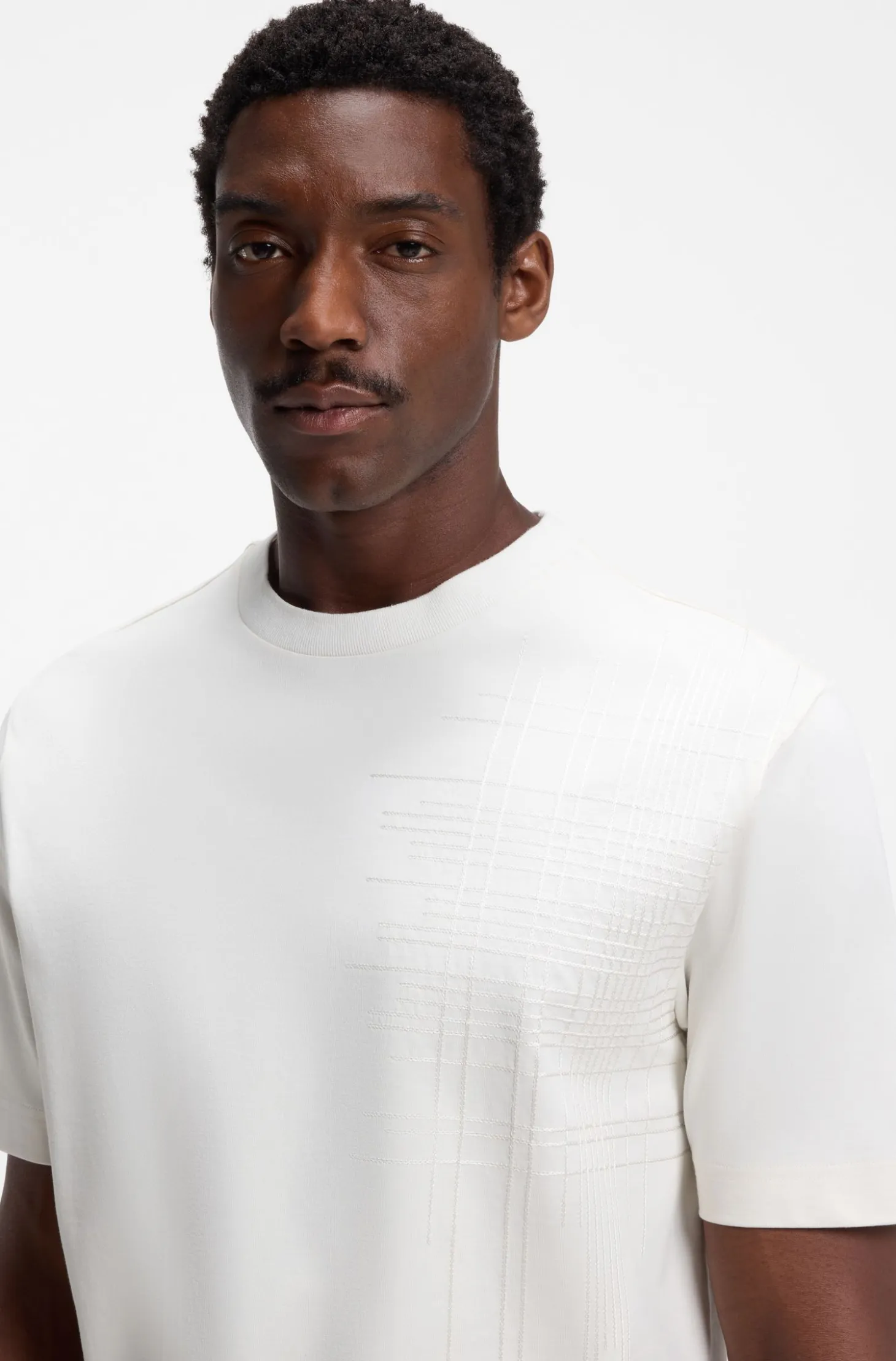 Cotton-jersey T-shirt in regular fit