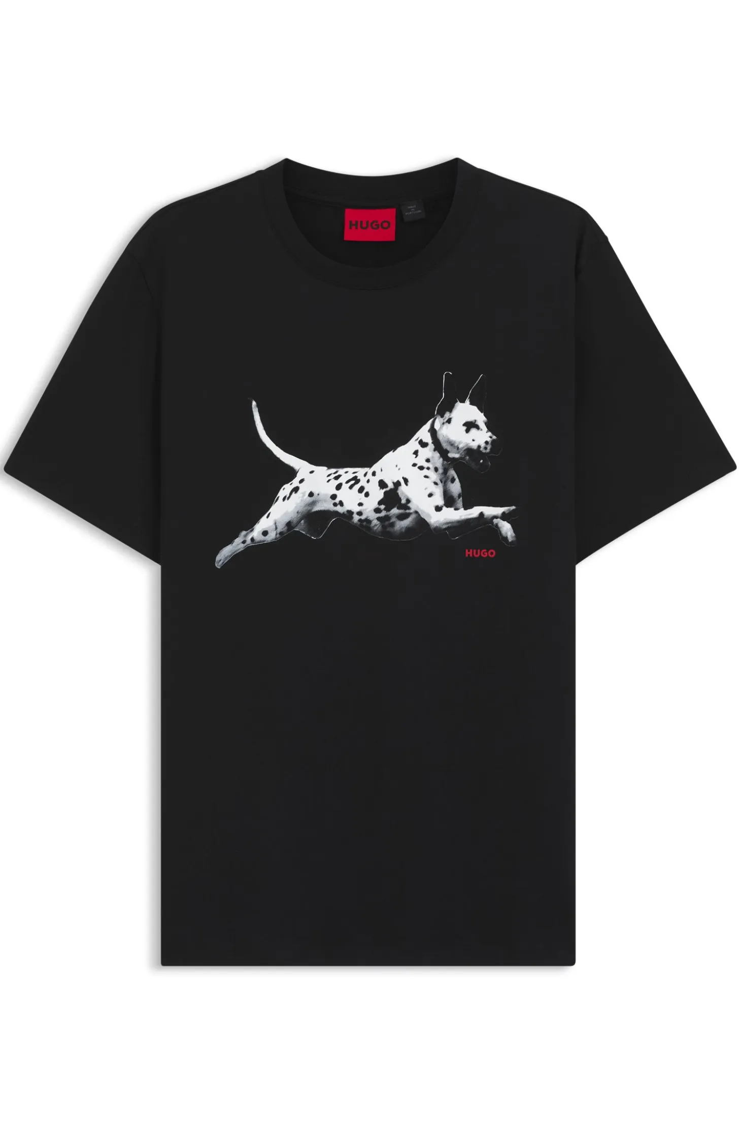 Cotton-jersey T-shirt with animal artwork