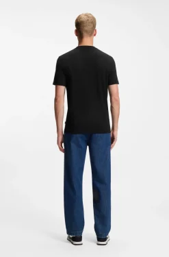 Cotton-jersey T-shirt with animal artwork