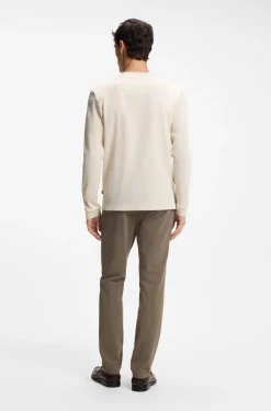 Cotton-jersey T-shirt with crew neck