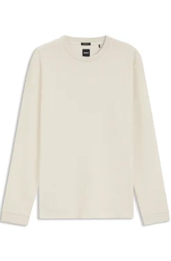 Cotton-jersey T-shirt with crew neck