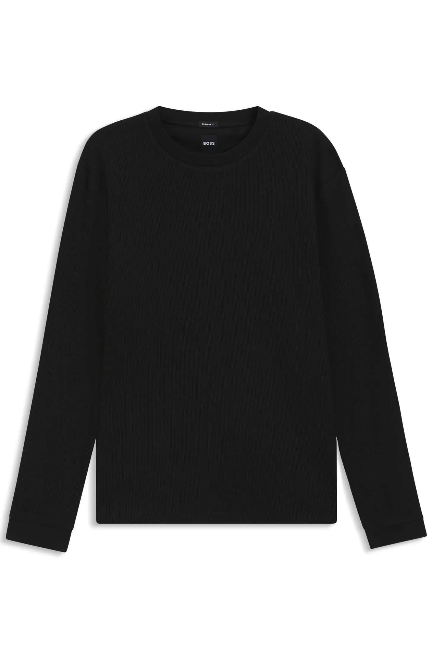 Cotton-jersey T-shirt with crew neck