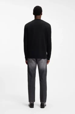 Cotton-jersey T-shirt with crew neck