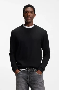 Cotton-jersey T-shirt with crew neck