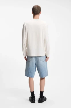 Cotton-jersey T-shirt with graphic print