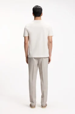 Cotton-jersey T-shirt with logo detail