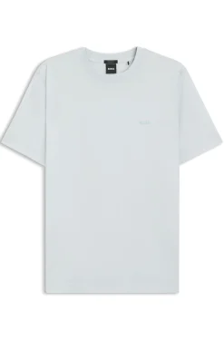 Cotton-jersey T-shirt with logo detail