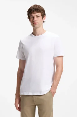 Cotton-jersey T-shirt with logo detail
