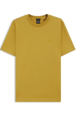 Cotton-jersey T-shirt with logo detail