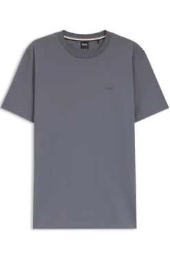 Cotton-jersey T-shirt with logo detail