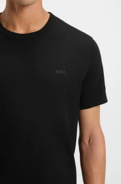 Cotton-jersey T-shirt with logo detail