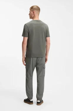 Cotton-jersey T-shirt with logo artwork