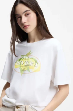 Cotton-jersey T-shirt with logo artwork